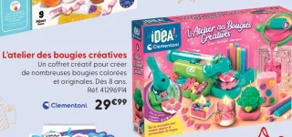 L'atelier des bougies créatives Clementoni