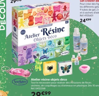 Atelier résine objets déco Sentosphère