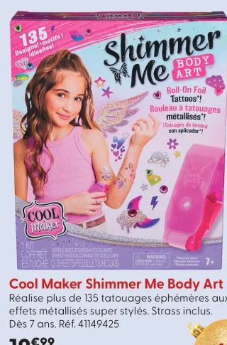 Cool Maker Shimmer Me Body Art