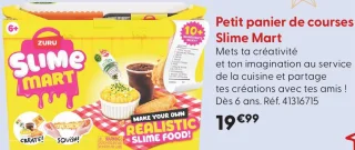 Petit panier de courses Slime Mart Zuru