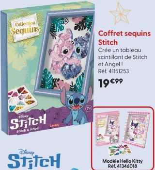 Coffret sequins Stitch Lansay