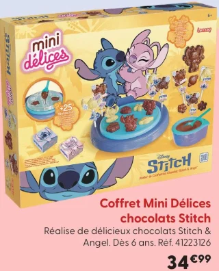 Coffret Mini Délices chocolats Stitch Lansay