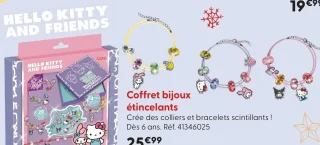 Coffret bijoux étincelants Hello Kitty and Friends