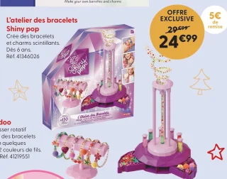 Lansay L'atelier des bracelets Shiny pop