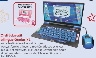 Ordi éducatif bilingue Genius XL Vtech