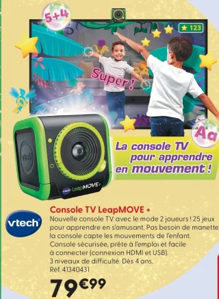 Console TV LeapMOVE + Vtech