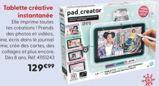 Tablette créative instantanée Pad creator