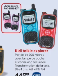 Kidi talkie explorer Vtech