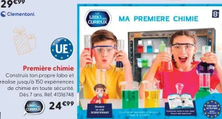 Coffret scientifique Première chimie Le Labo des Curieux