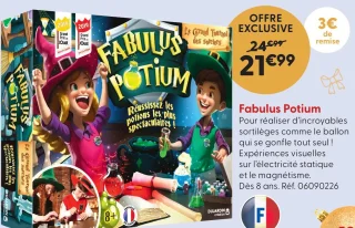 Jeu de société Fabulus Potium Le Grand Tournoi des sorciers Dujardin