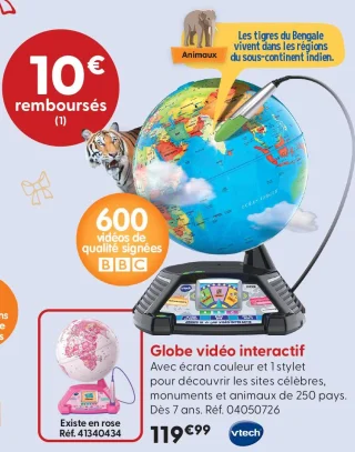 Globe vidéo interactif Vtech