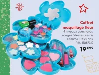 Coffret maquillage fleur