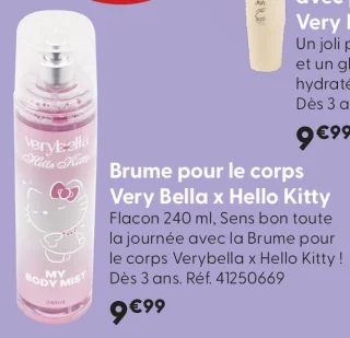 Brume pour le corps Very Bella x Hello Kitty