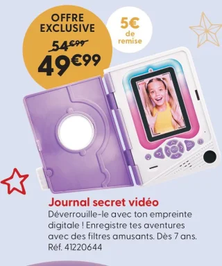 Journal secret vidéo