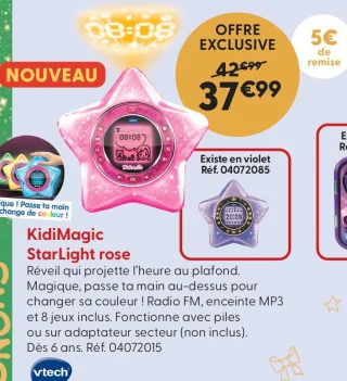 KidiMagic StarLight rose VTech