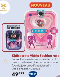 Kidisecrets Vidéo Fashion rose VTech