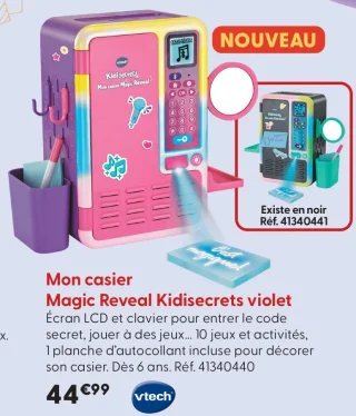 Mon casier Magic Reveal Kidisecrets violet VTech