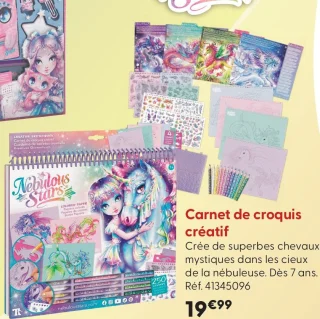 Carnet de croquis créatif Nebulous Stars