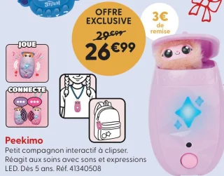 Peekimo - Petit compagnon interactif à clipser