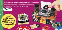 Real Music platine vinyle MGA's Miniverse