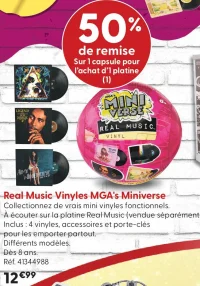 Real Music Vinyles MGA's Miniverse