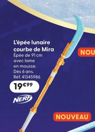 L'épée lunaire courbe de Mira Nerf