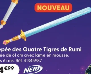 L'épée des Quatre Tigres de Rumi Nerf