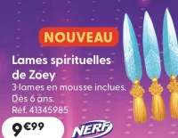 Lames spirituelles de Zoey Nerf