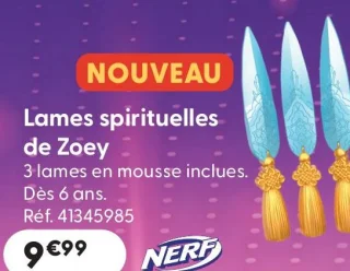 Lames spirituelles de Zoey Nerf