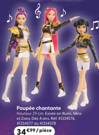 Poupée chantante KPop Demon Hunters