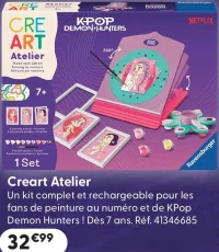 Peinture au numéro Creart Atelier KPOP Demon Hunters Ravensburger