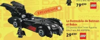 Jeu de construction La Batmobile de Batman et Robin LEGO