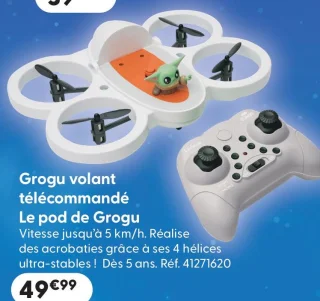 Grogu volant télécommandé Le pod de Grogu Star Wars
