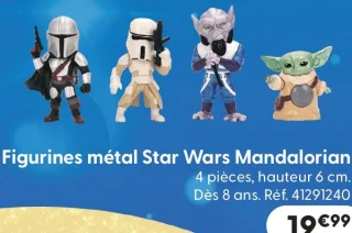 Figurines métal Star Wars Mandalorian