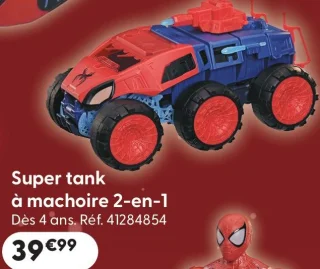 Super tank à machoire 2-en-1