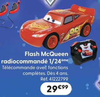 Flash McQueen radiocommandé 1/24ème