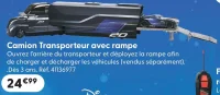 Camion Transporteur avec rampe