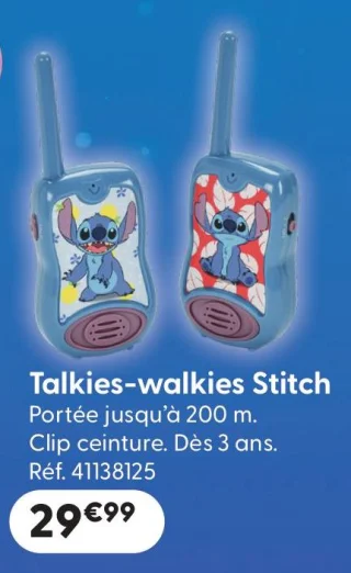 Talkies-walkies Stitch