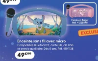 Enceinte sans fil avec micro Stitch