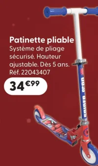 Patinette pliable