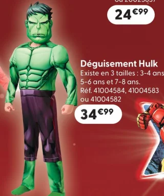 Déguisement Hulk
