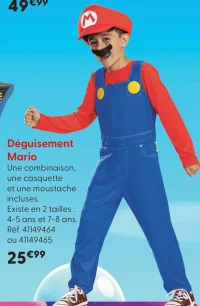 Déguisement Mario