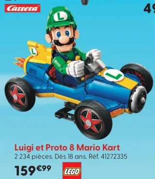 Luigi et Proto 8 Mario Kart LEGO