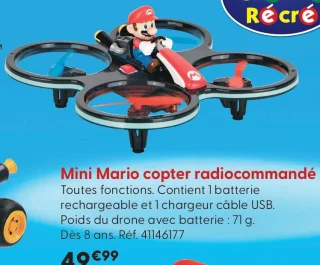 Mini Mario copter radiocommandé