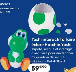 Yoshi interactif à faire éclore Hatchin Yoshi