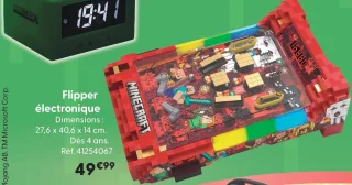 Flipper électronique Minecraft