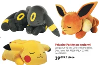 Peluche Pokémon endormi