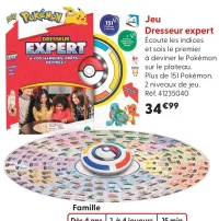 Jeu Dresseur expert Pokémon