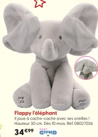 Flappy l'éléphant BABY GUND