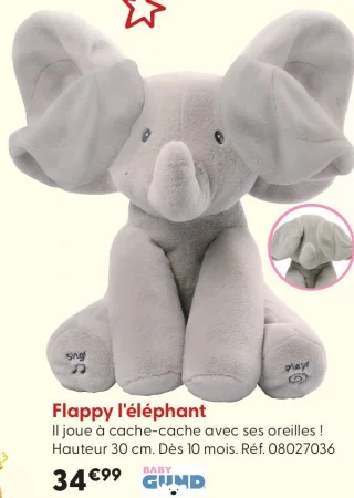 Flappy l'éléphant BABY GUND